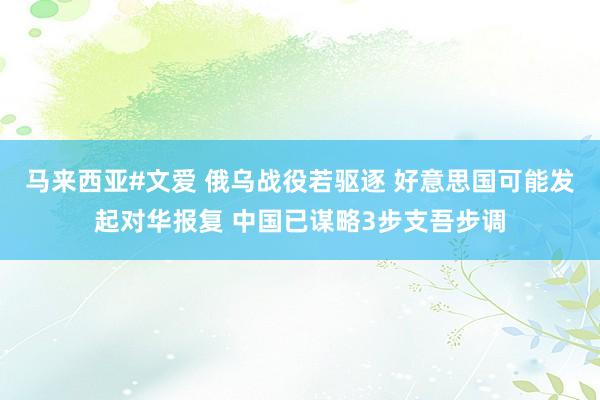 马来西亚#文爱 俄乌战役若驱逐 好意思国可能发起对华报复 中国已谋略3步支吾步调