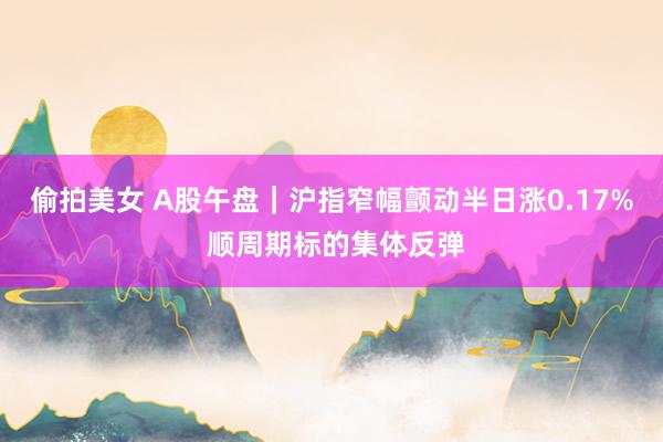 偷拍美女 A股午盘｜沪指窄幅颤动半日涨0.17% 顺周期标的集体反弹