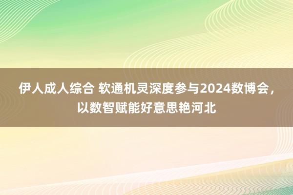 伊人成人综合 软通机灵深度参与2024数博会，以数智赋能好意思艳河北