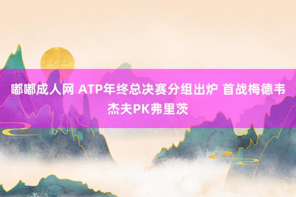 嘟嘟成人网 ATP年终总决赛分组出炉 首战梅德韦杰夫PK弗里茨