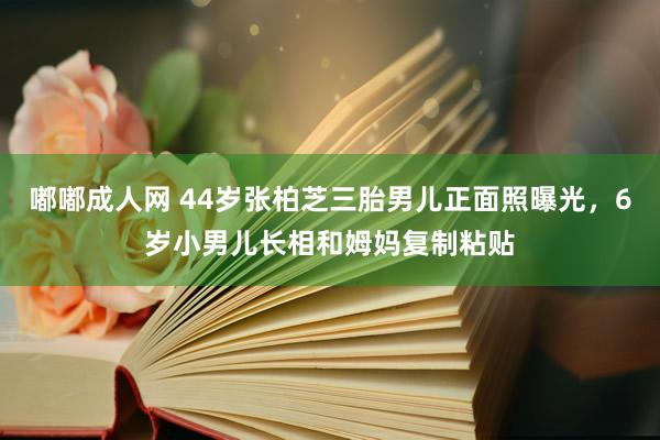 嘟嘟成人网 44岁张柏芝三胎男儿正面照曝光，6岁小男儿长相和姆妈复制粘贴