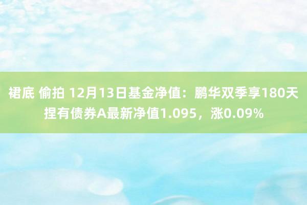 裙底 偷拍 12月13日基金净值：鹏华双季享180天捏有债券A最新净值1.095，涨0.09%