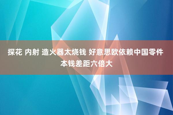 探花 内射 造火器太烧钱 好意思欧依赖中国零件 本钱差距六倍大