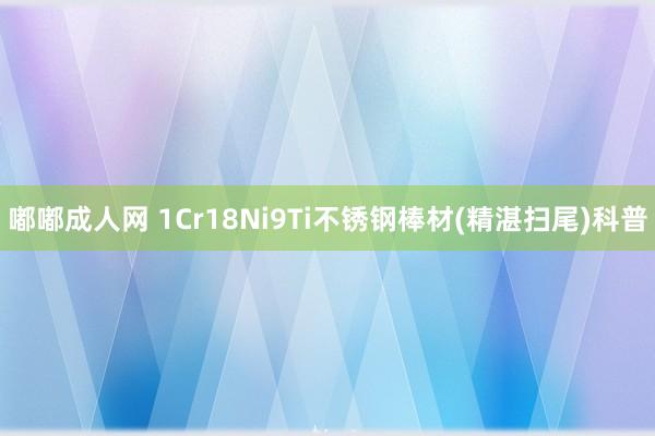 嘟嘟成人网 1Cr18Ni9Ti不锈钢棒材(精湛扫尾)科普